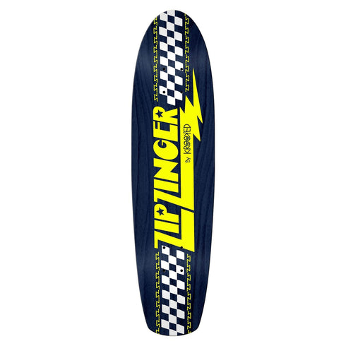 Krooked - Zip Zinger Navy/Yellow Deck (7.75") *SALE